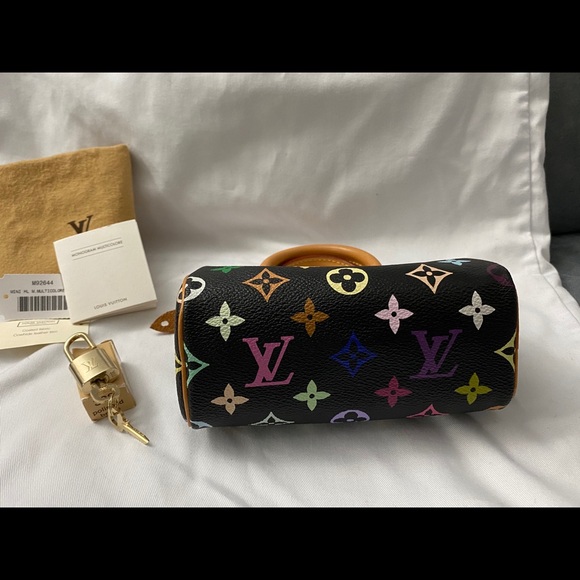 Louis vuitton mini Speedy takashi murakami black - Picture 4 of 11